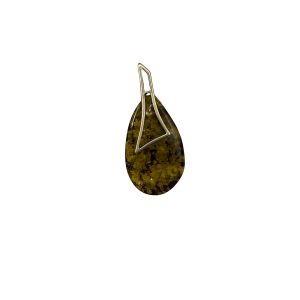 Dije de plata con piedra natural