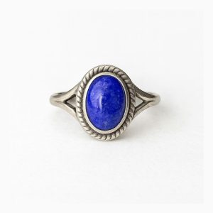 Anillo Piedra Natural Lapislázuli