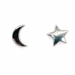 Arete Plata Luna y Estrella