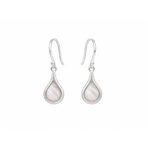 Arete Plata Madre Perla