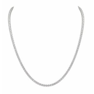 Cadena Plata Zirconia Tennis
