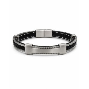 Pulsera Acero Piel