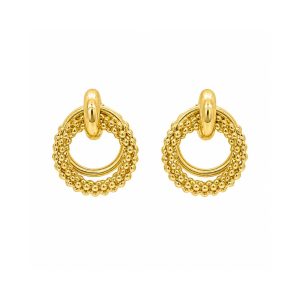 Arete Aro Perlado