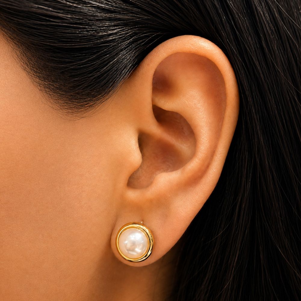Arete Chapa Perla - Image 4
