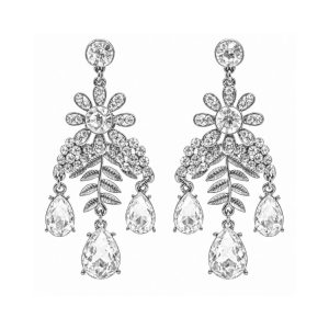 Arete Cristal Rocío Floral