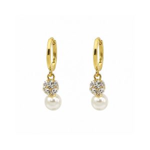 Arete Argolla Con Perla