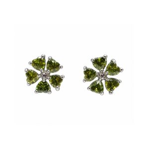 Arete Flor Corazones
