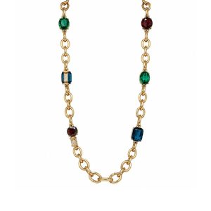 Collar Cadena Gemas