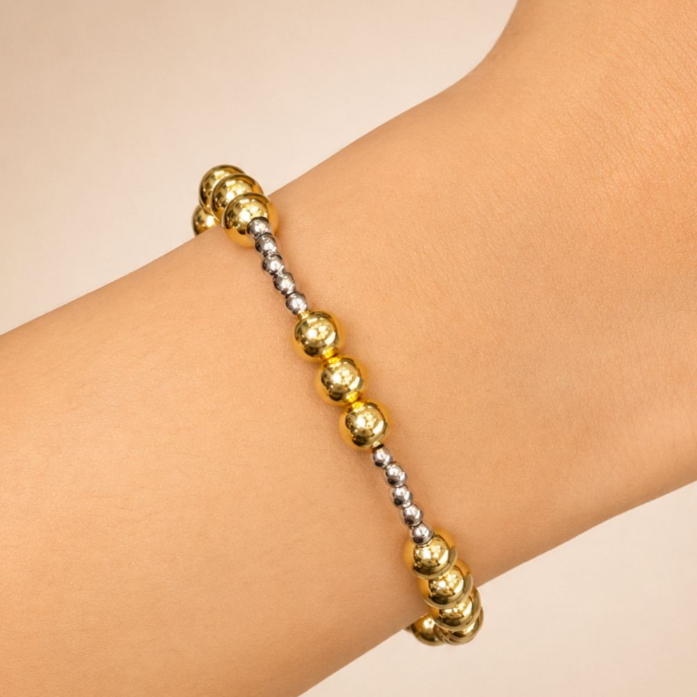Pulsera Esferas Bicolor - Image 2