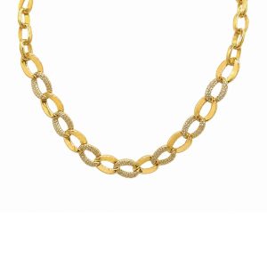 Collar Eslabones Ovalados
